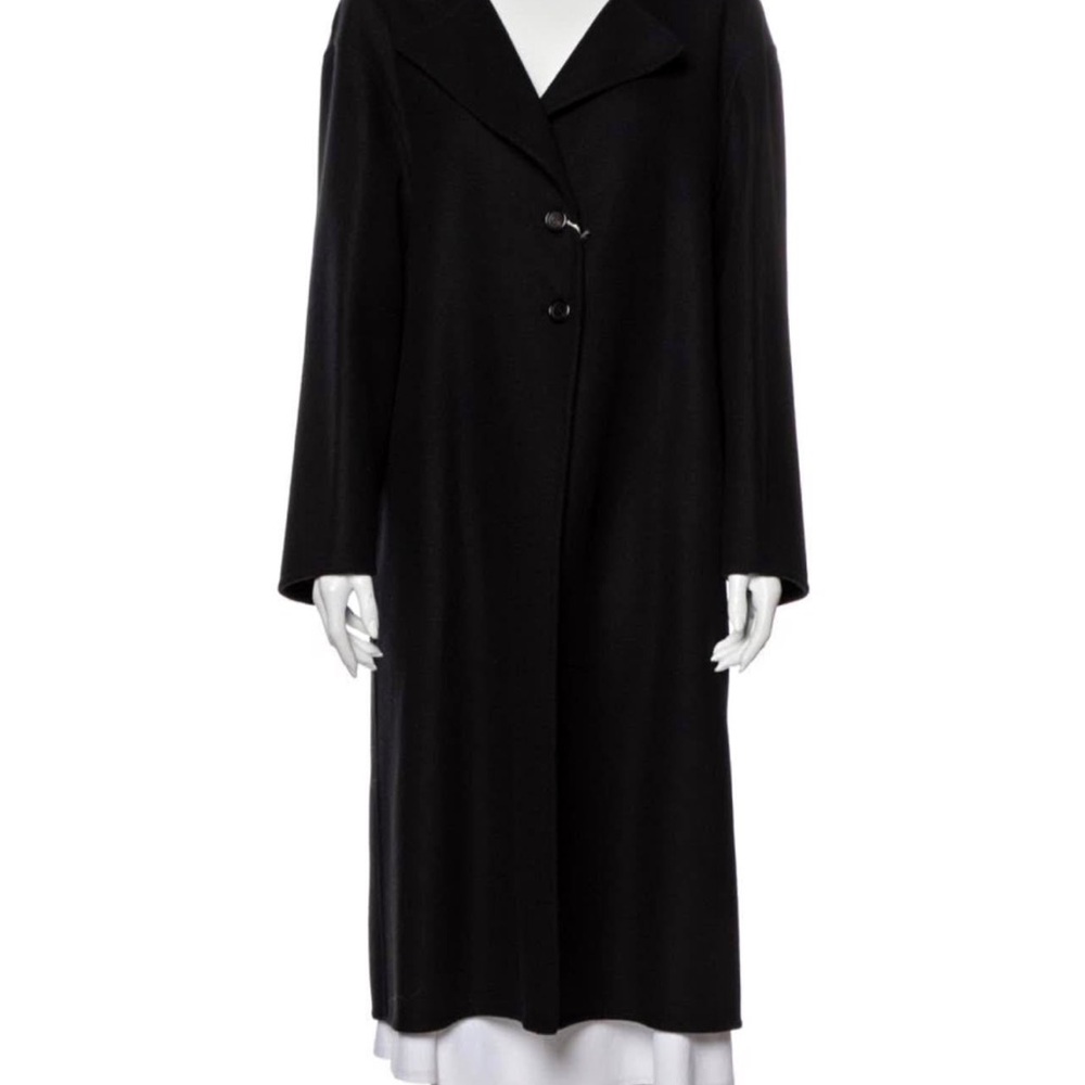 Valentino Black Wool Coat